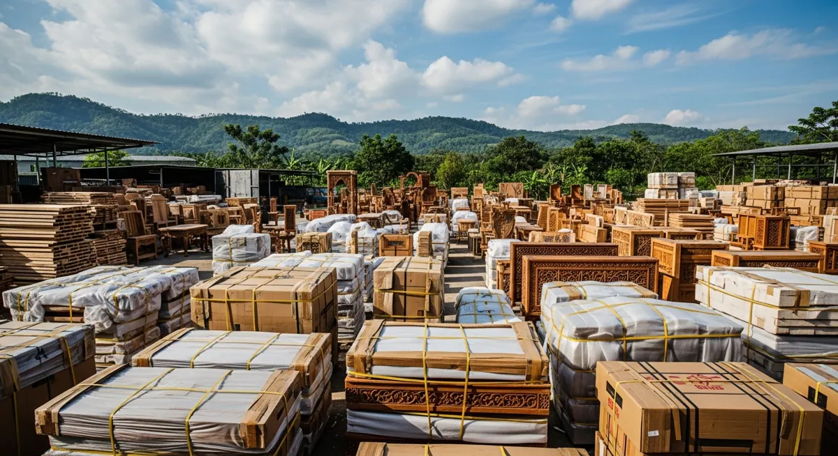 Packing for Furniture Export